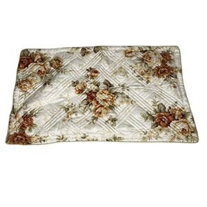 Floral Pillow Shams Covers 2  Measurements in photos